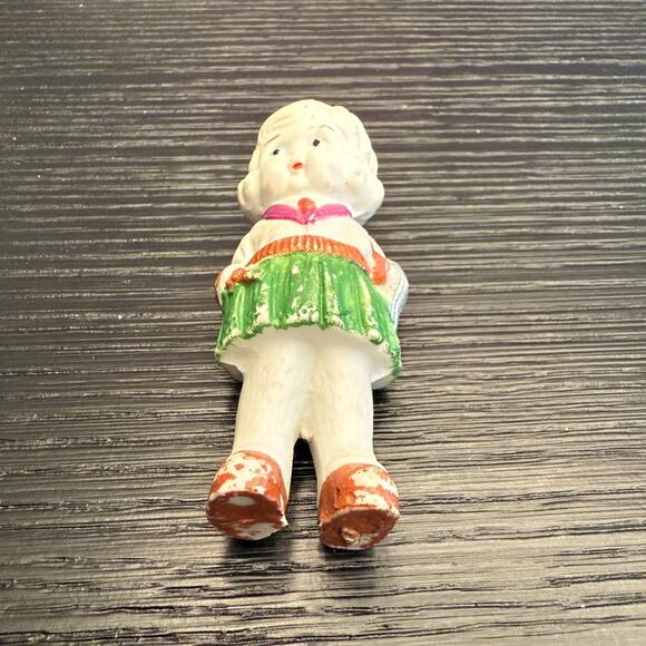 Antique Vintage Japan Bisque Little Girl Figurine Statue - Picture 3 of 9
